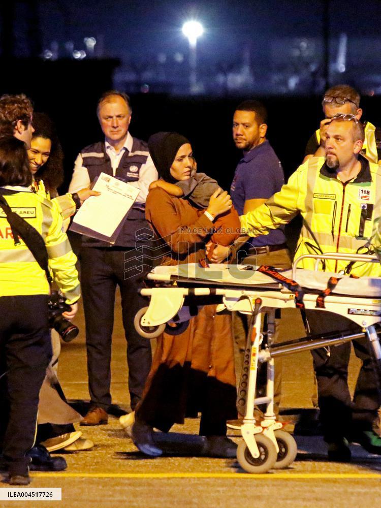 Humanitarian Flight Arrives from Gaza - Milan
