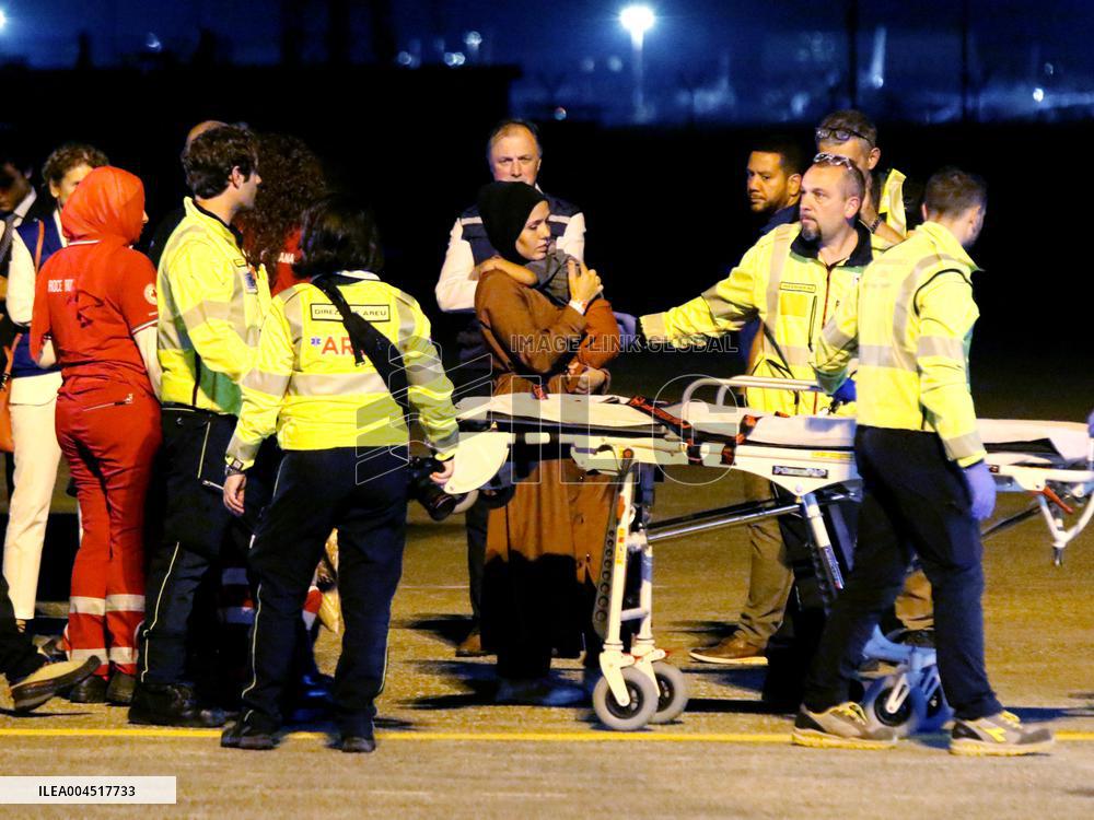 Humanitarian Flight Arrives from Gaza - Milan