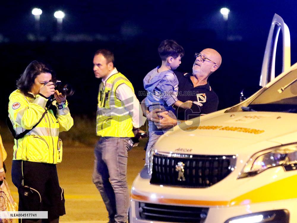 Humanitarian Flight Arrives from Gaza - Milan