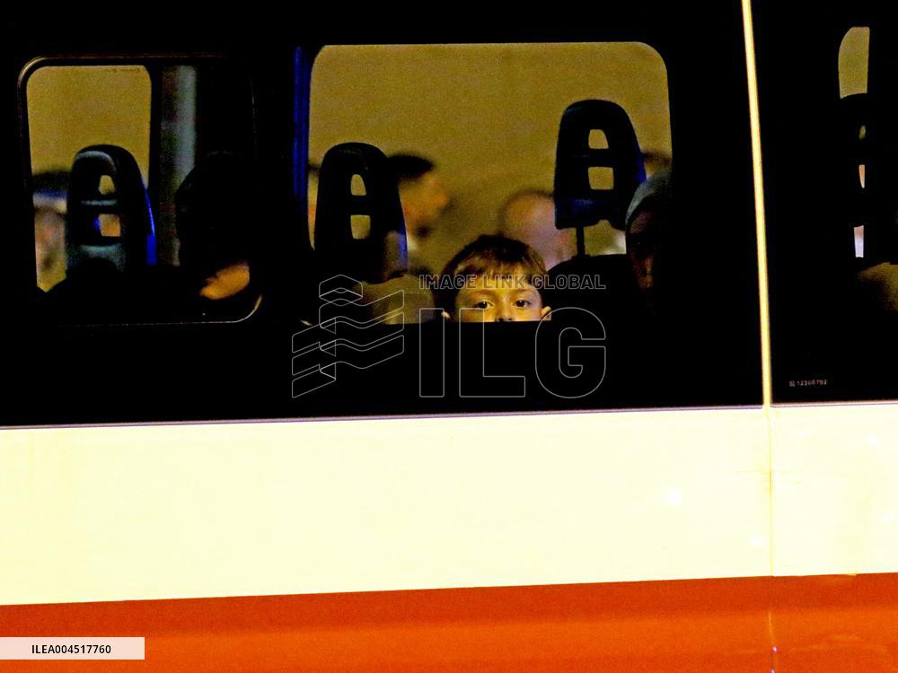 Humanitarian Flight Arrives from Gaza - Milan