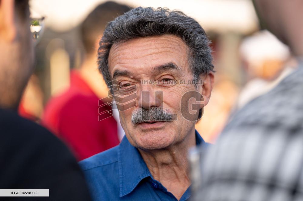 Rima Hassan at the Place de la Republique - Paris AJ