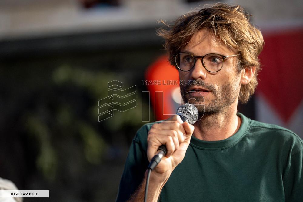 Rima Hassan at the Place de la Republique - Paris AJ