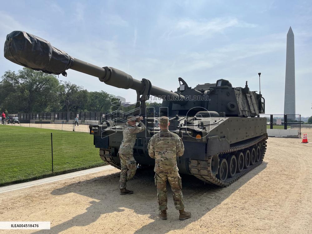 Military parade in Washington