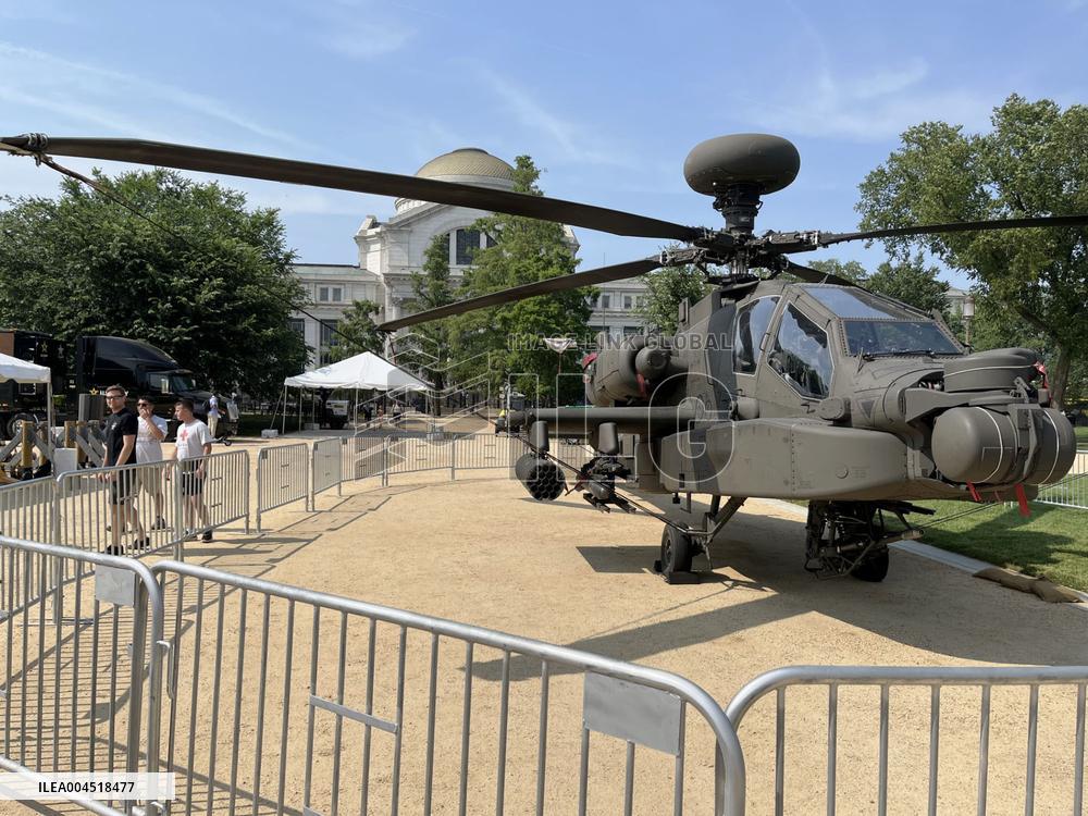 Military parade in Washington