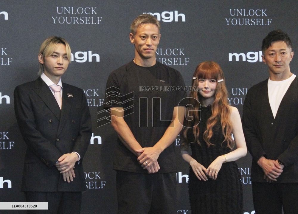 Ex-Japan football player Honda launches new sportwear brand