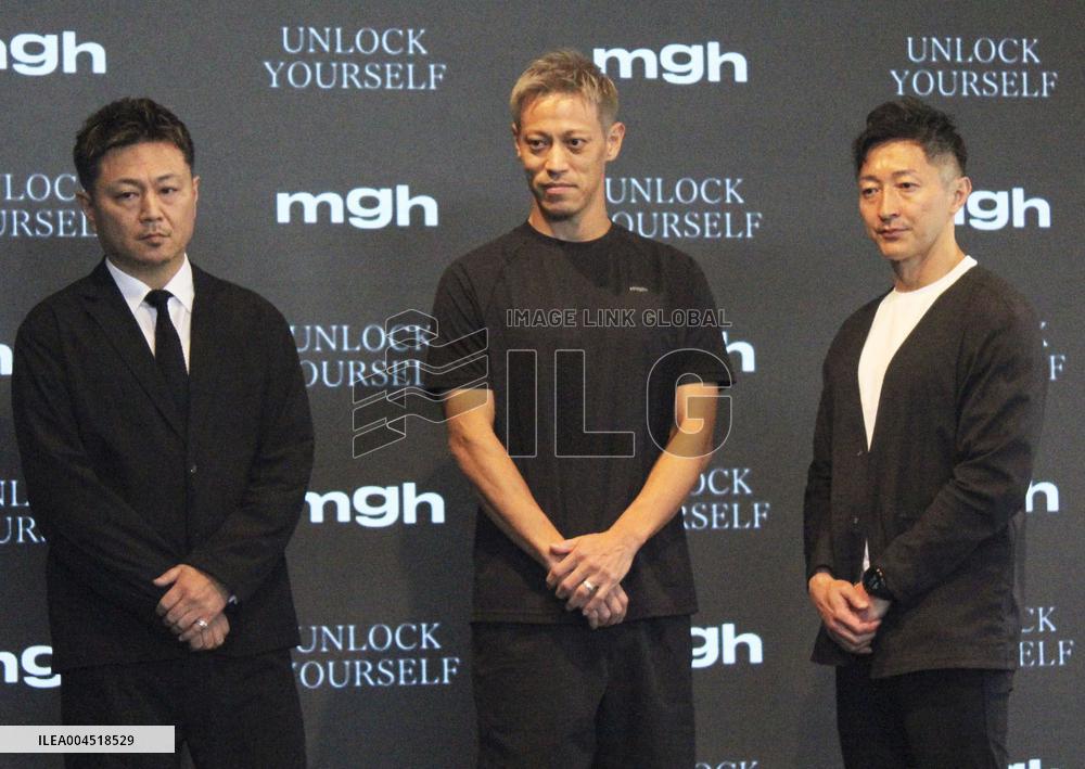 Ex-Japan football player Honda launches new sportwear brand