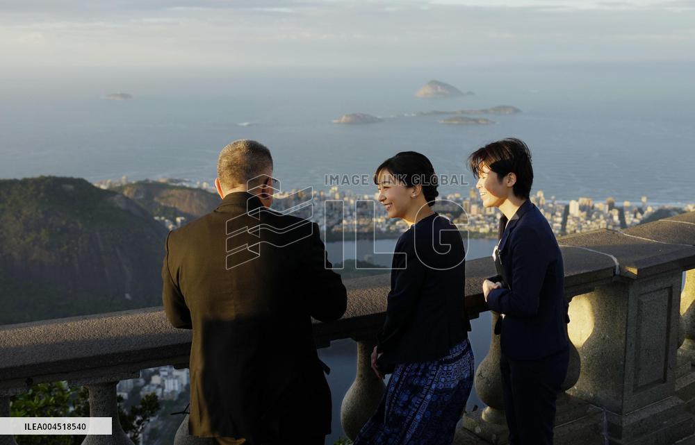 Japan's Princess Kako in Brazil