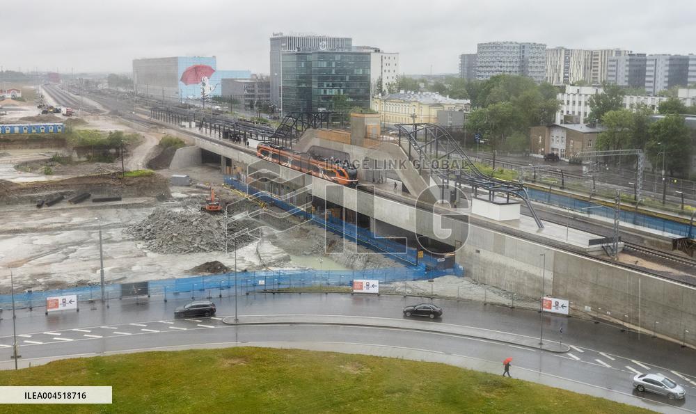 First Rail Baltica platform opens in Tallinn