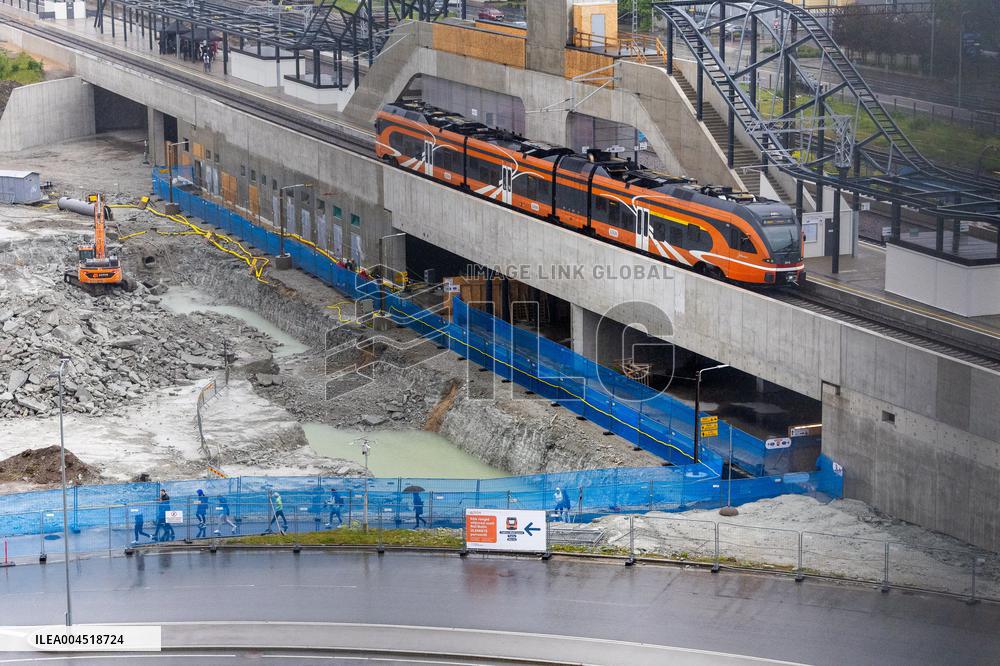 First Rail Baltica platform opens in Tallinn