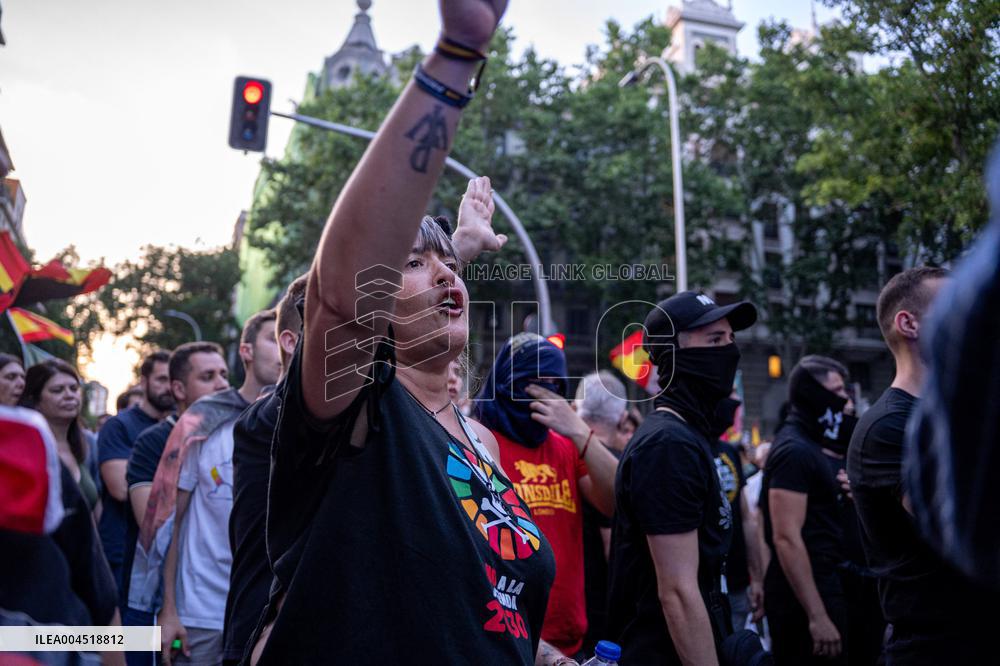 Europa Press - Protest Against Sanchez at PSOE HQ - Madrid