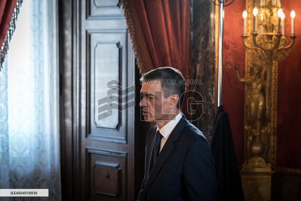 Felipe VI and Sánchez Commemorate EU Accession Anniversary - Madrid