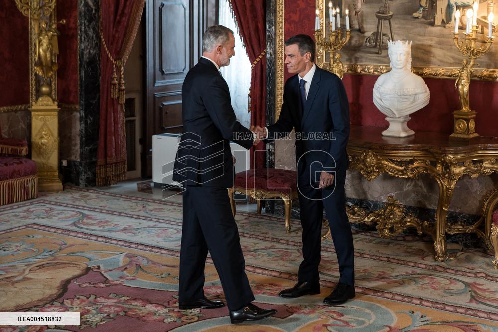 Felipe VI and Sánchez Commemorate EU Accession Anniversary - Madrid