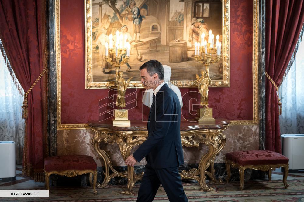 Felipe VI and Sánchez Commemorate EU Accession Anniversary - Madrid