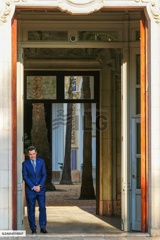 Juanma Moreno Receives The Vice-President of China Han Zheng - Seville