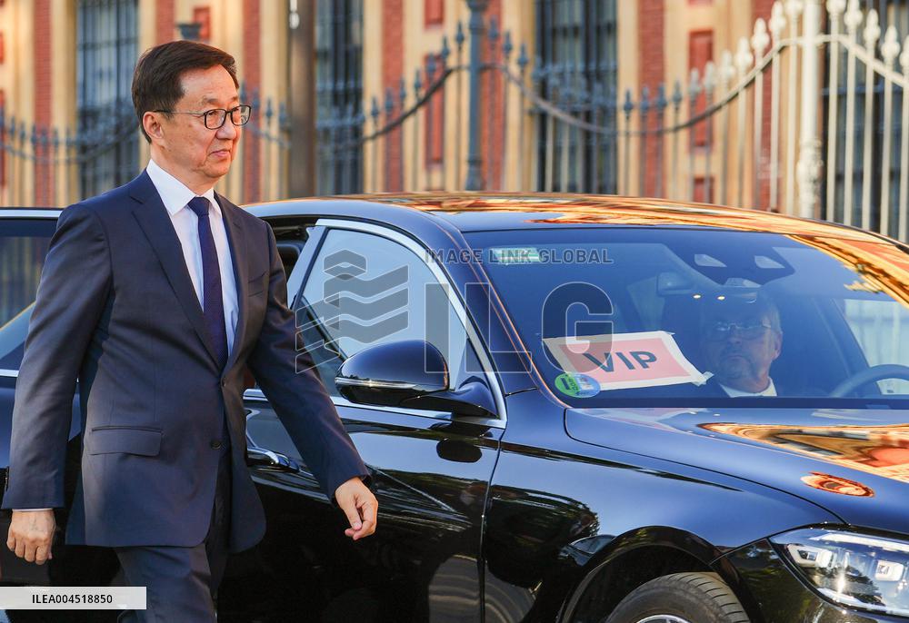 Juanma Moreno Receives The Vice-President of China Han Zheng - Seville