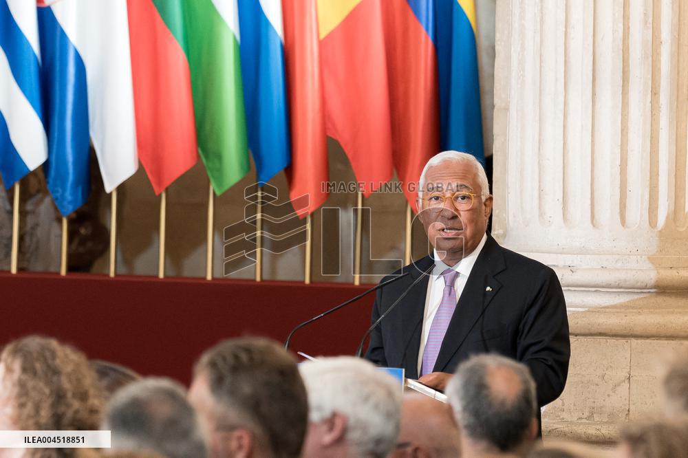 Felipe VI and Sánchez Commemorate EU Accession Anniversary - Madrid
