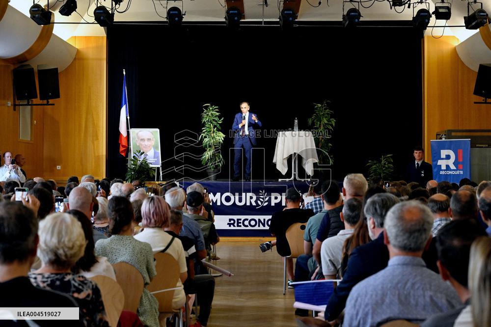 Public Meeting Eric Zemmour - Strasbourg