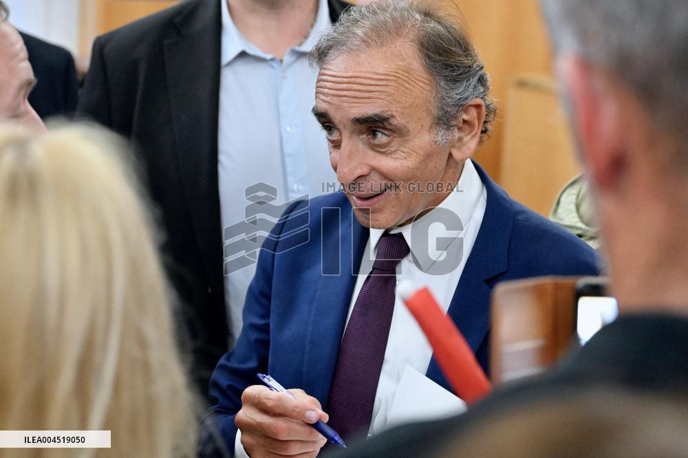 Public Meeting Eric Zemmour - Strasbourg