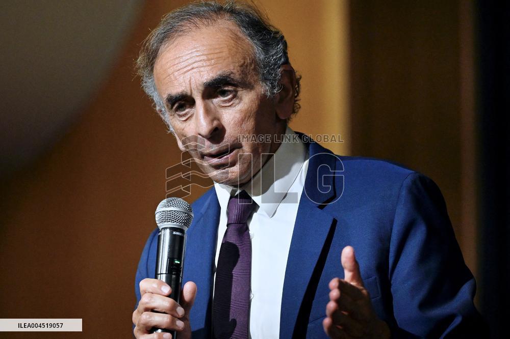 Public Meeting Eric Zemmour - Strasbourg