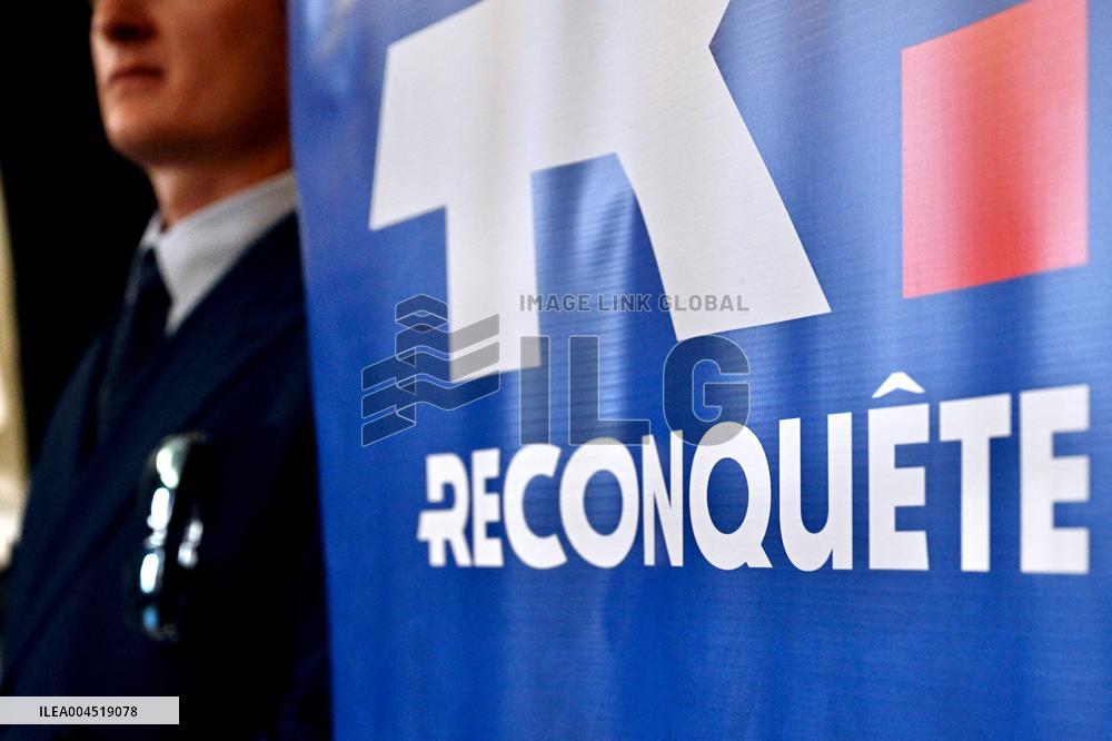 Public Meeting Eric Zemmour - Strasbourg