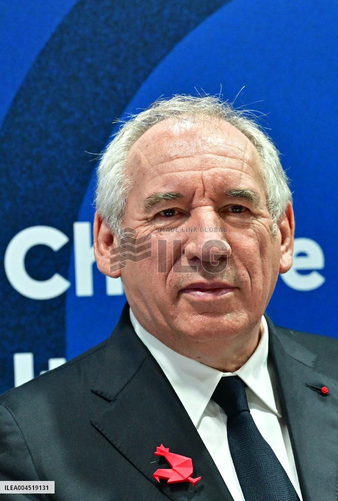 Francois Bayrou During VivaTech - Paris