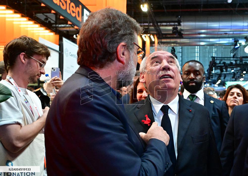 Francois Bayrou During VivaTech - Paris