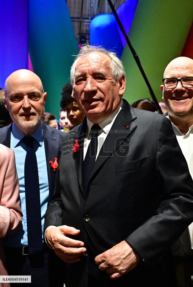 Francois Bayrou During VivaTech - Paris