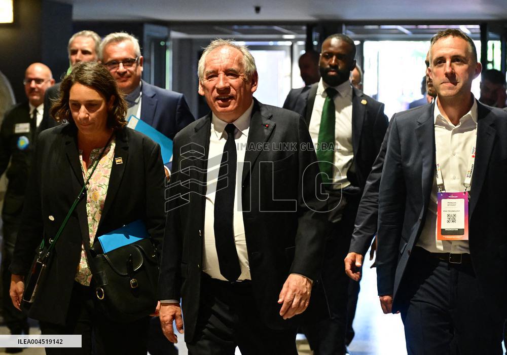 Francois Bayrou During VivaTech - Paris