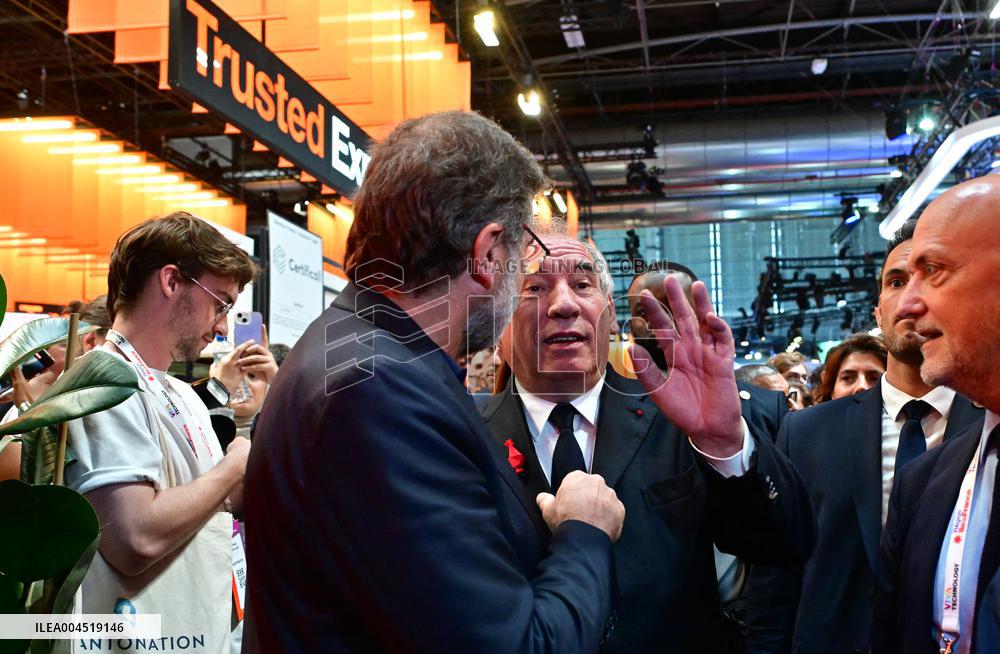 Francois Bayrou During VivaTech - Paris