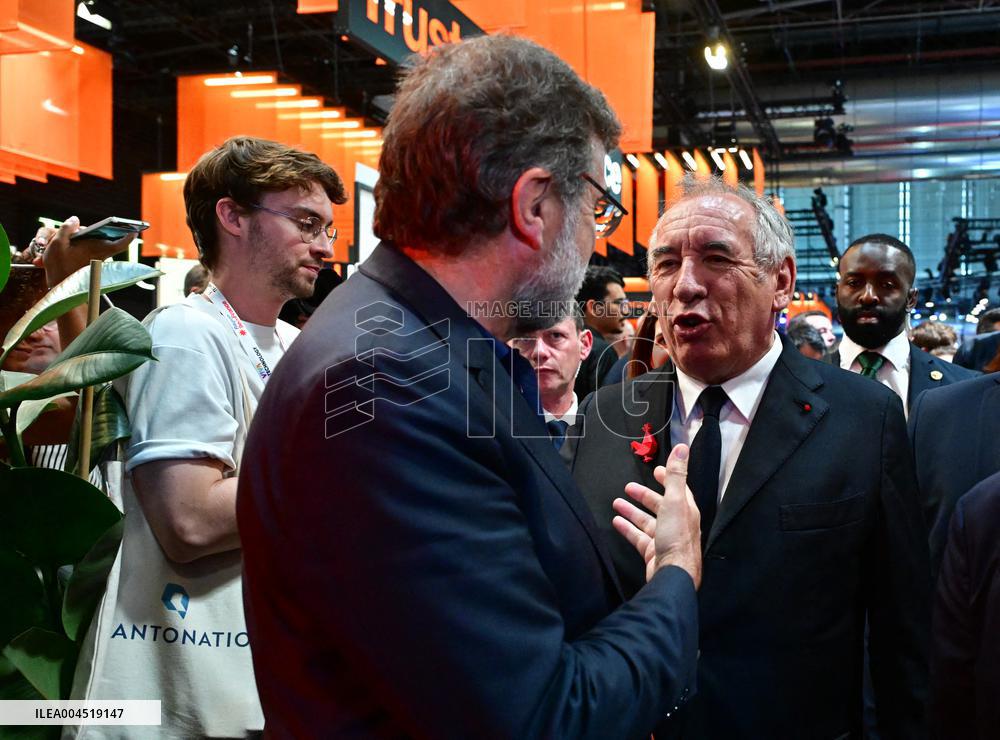 Francois Bayrou During VivaTech - Paris