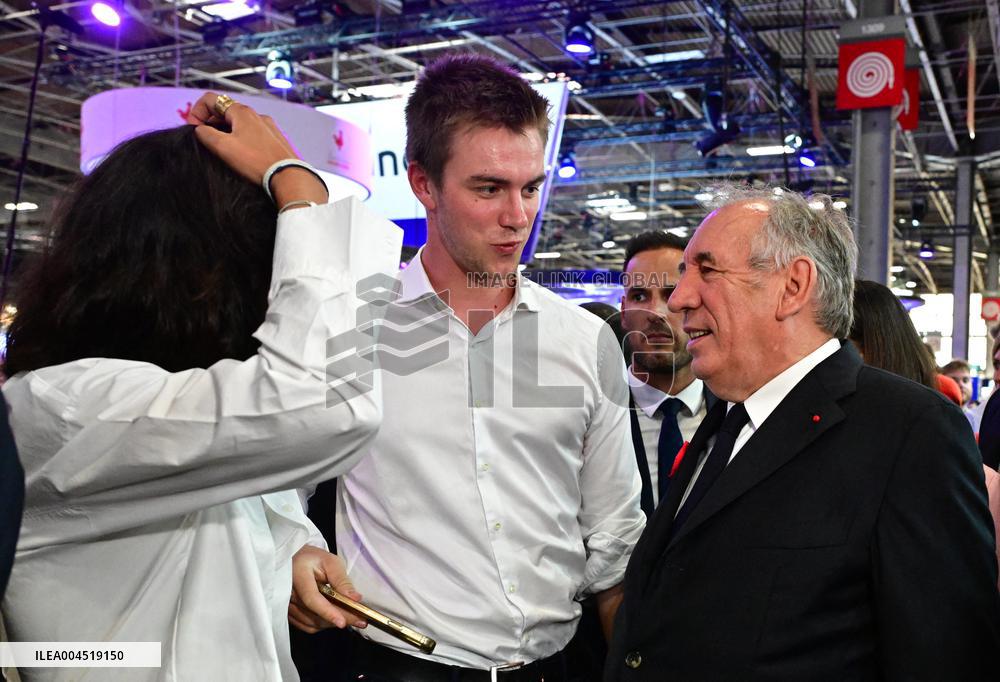 Francois Bayrou During VivaTech - Paris