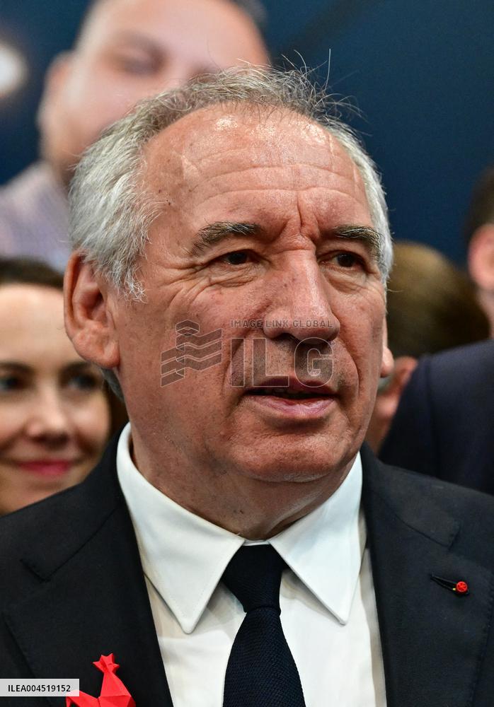 Francois Bayrou During VivaTech - Paris