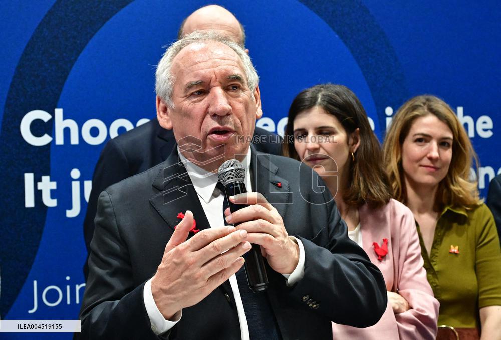 Francois Bayrou During VivaTech - Paris