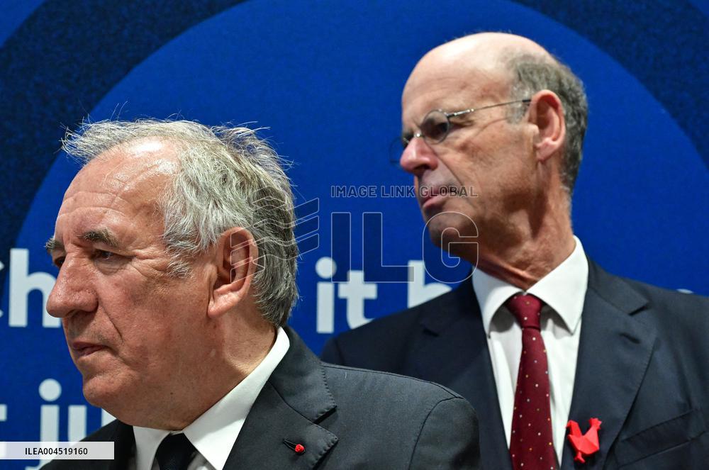 Francois Bayrou During VivaTech - Paris