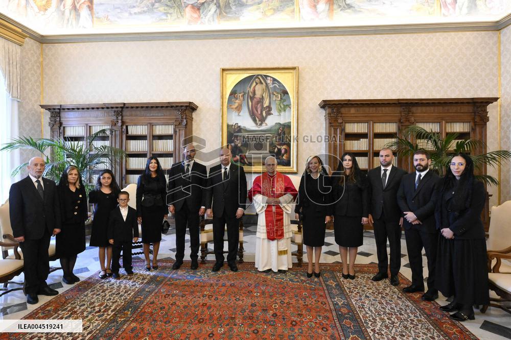 Pope Leo XIV Meets President Of Lebanon Joseph Aoun - Vatican