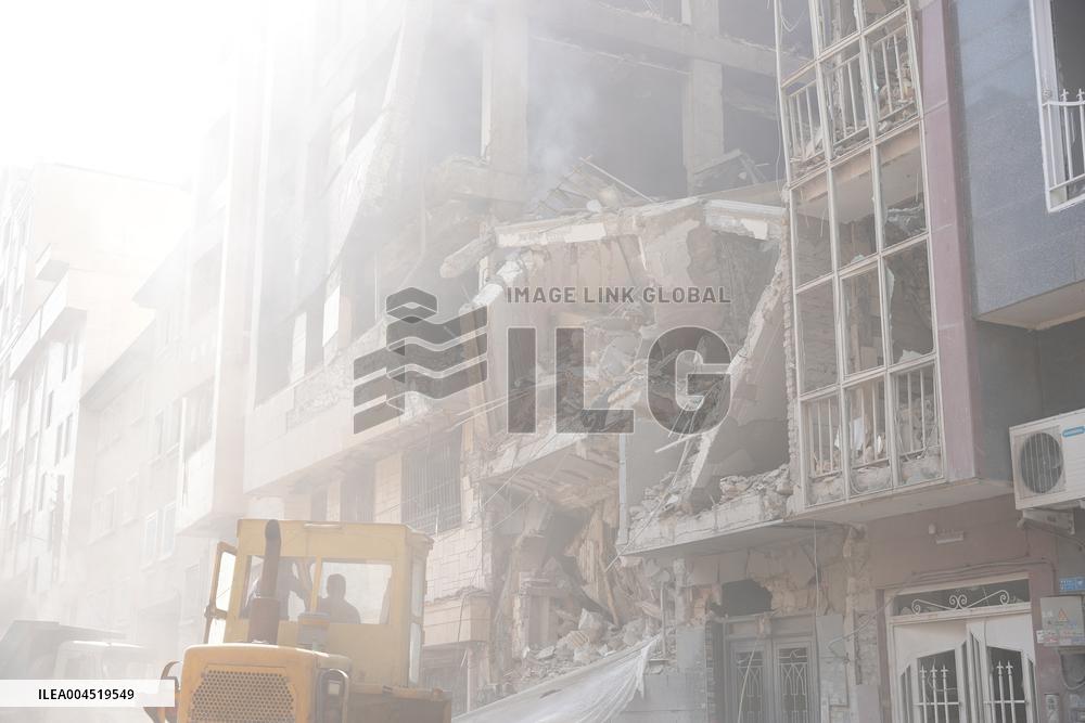 Aftermath of Israeli Strikes - Tehran