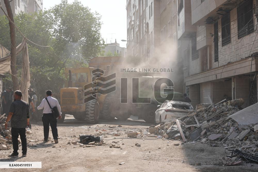 Aftermath of Israeli Strikes - Tehran