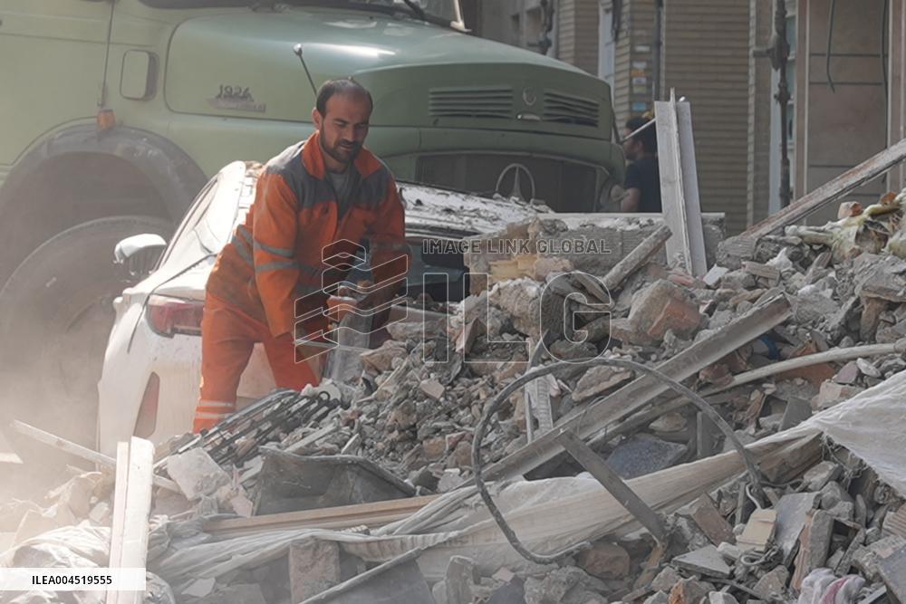 Aftermath of Israeli Strikes - Tehran