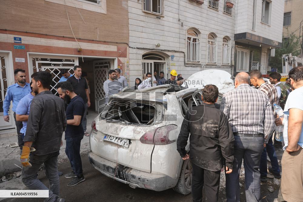 Aftermath of Israeli Strikes - Tehran