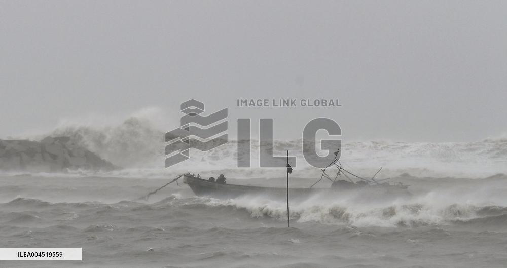 Typhoon Wutip Hits Hainan - China