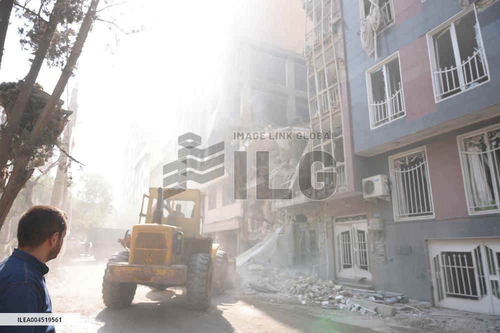 Aftermath of Israeli Strikes - Tehran