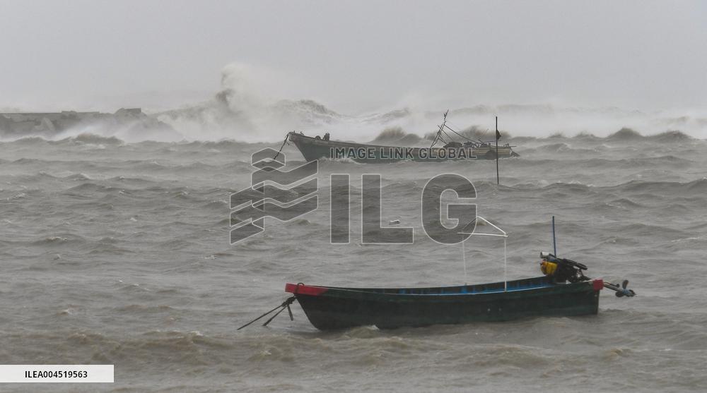 Typhoon Wutip Hits Hainan - China
