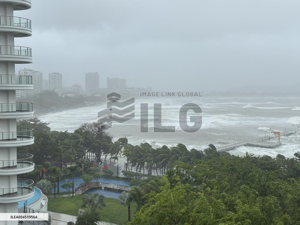 Typhoon Wutip Hits Hainan - China