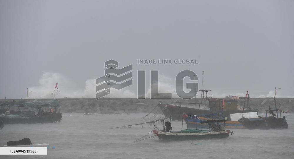 Typhoon Wutip Hits Hainan - China
