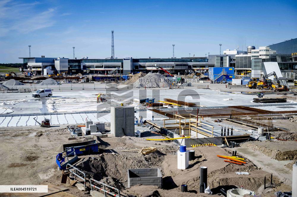 Stockholm Arlanda Airport Under Construction - Sweden