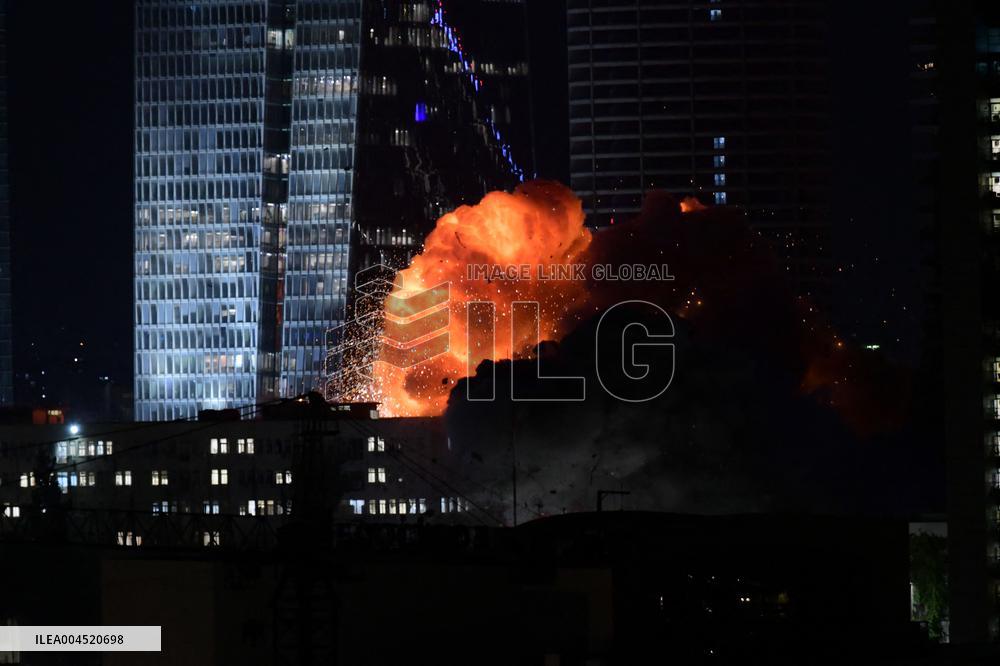 Iranian Missiles Strike Israel