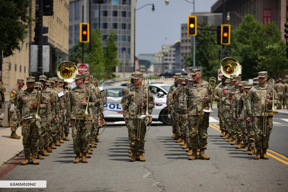Preparations For Army's 250th Anniversary - Washington