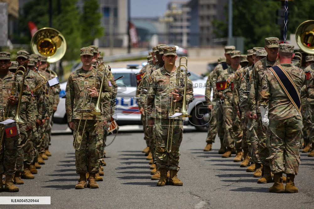 Preparations For Army's 250th Anniversary - Washington