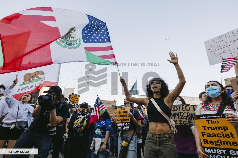 Anti-ICE Protests - LA