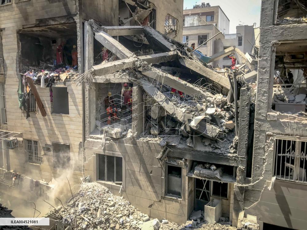 Residential Building Targeted in Tehran - Iran